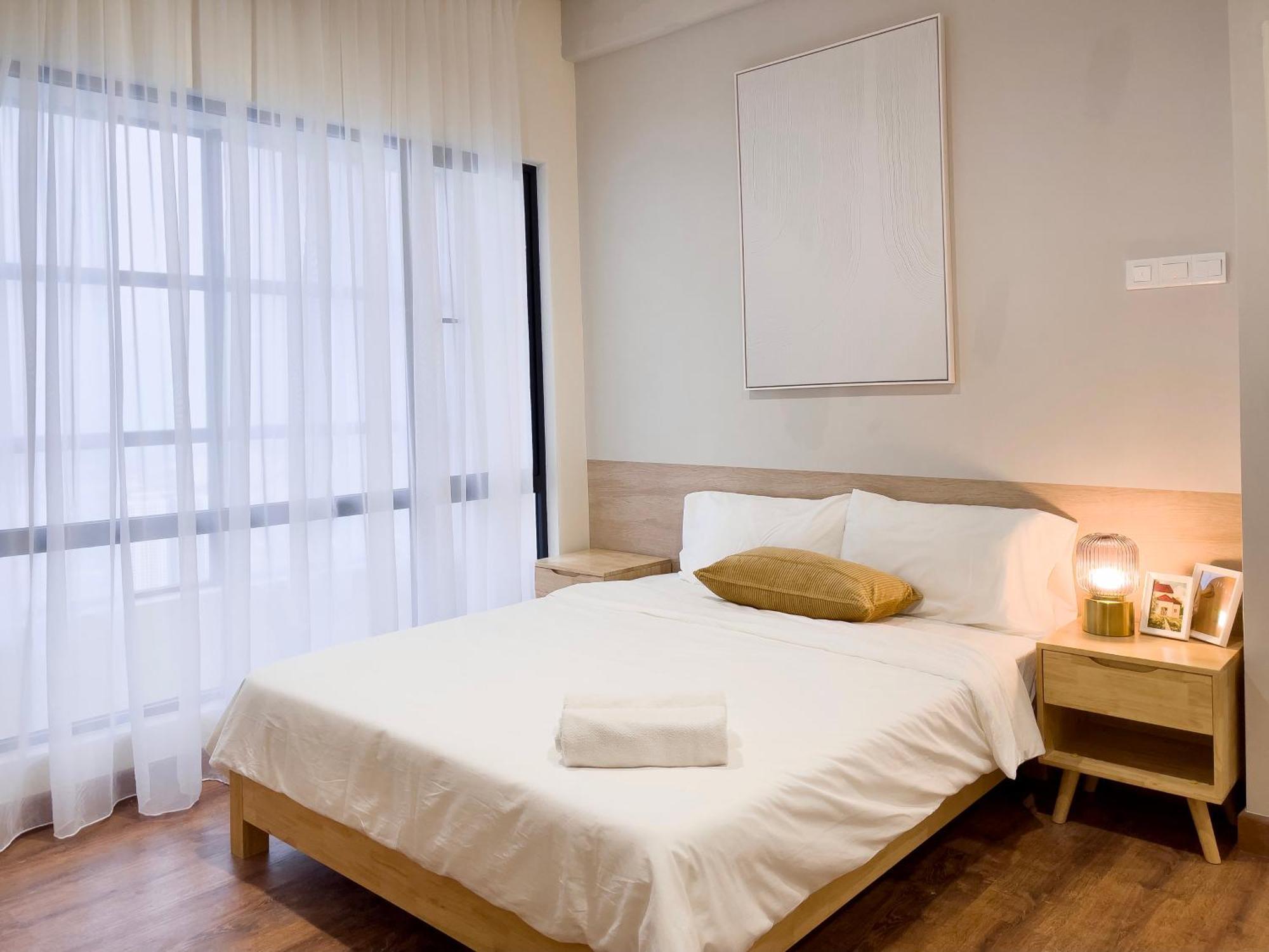 Aparthotel Arte Mont Kiara Kuala Lumpur Esterno foto A bedroom